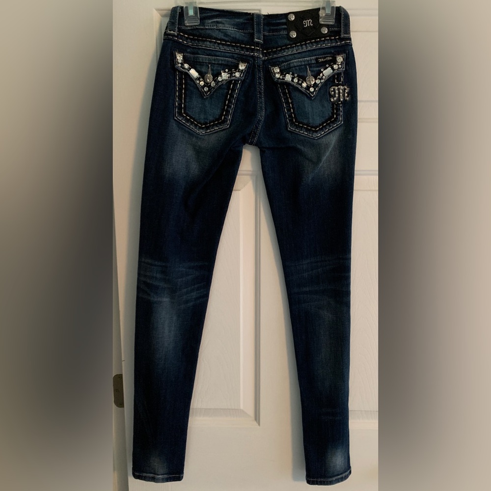 Miss Me embellished skinny jeans size 26